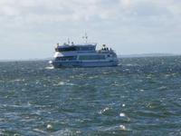 Schiffsverkehr auf dem Weg nach Hiddensee