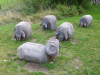 Holzfiguren auf Hiddensee