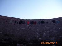 Reisegruppe auf der Burg Ankaras