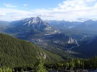 Blick vom Sulphur Mountain auf Banff