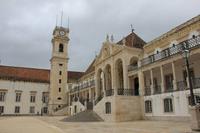 auf dem Universitätsgelände von Coimbra