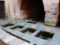 alte arabische Waschstelle in Cefalu