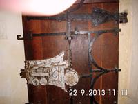 Sakristeitür in der Kirche Biertan