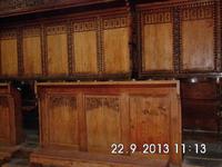 Chorgestühl in Kirche Biertan