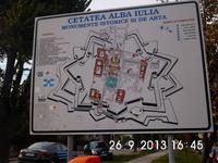 Plan  der festung Alba Iulia