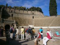 Im Großen Theater in Pompeij