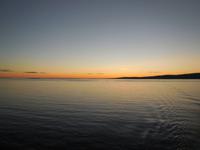 Sonnenuntergang vor Bar Harbor