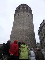 Der Galataturm, ursprünglich Teil der unter den Genuesen errichteten Stadtbefestigung.