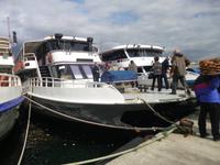 Mit unserem Privatboot geht's entlang dem Borporus bis zum Schwarzen Meer