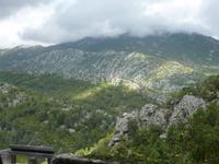 Blick über die Schlucht des Cetina Flusses