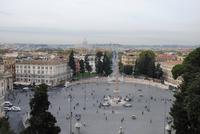 Blick auf den Piazza del Popolo