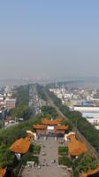 1427_Blick vom Gelben Kranichturm in Wuhan - in Richtung Yangtze-Brücke