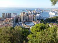 Malaga - Blick auf  die Stadt
