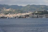 Fährüberfahrt Strasse von Messina (Rückblick auf Messina)