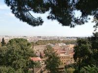 Blick vom Gianicolo auf Rom