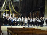 Chorprobe in Notre Dame