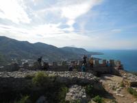 Oben angekommen wurden wir mit einer wunderbar klaren Sicht belohnt.