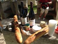 038 Picknick unterschattiger Pergola, Oppede