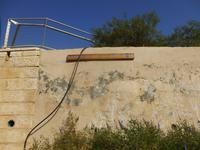 6.Tag, 29.10.2013: Taufstelle Johannes des Täufers am Jordan (Qasr el Yahud) - Wasserstand des Jordans am 13.01.2013