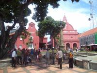 Hauptplatz des UNESCO-Zentrums in Malakka