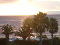 Hotelzimmerblick - Sonnenaufgang