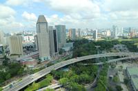 Fahrt mit dem Singapur-Flyer