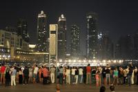Wasserspiel vor dem Burj Kahlifa