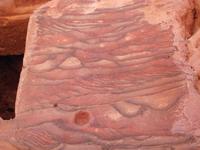 Sandstein wie gemalt in Petra