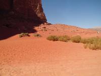 Drei Sandfarben im Wadi Rum