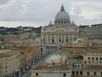 Blick zur Peterskirche