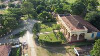 0559 Fahrt nach Trinidad - Manaca Iznaga -Blick vom Turm auf das Haus des Zuckerbarons