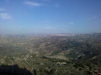 der Blick von Sant Angelo Muxaro ins Tal