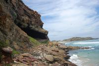 Höhle der Ureinwohner (Khoi) auf der Robberg-Halbinsel