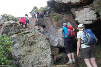 letzter Aufstieg auf Robberg