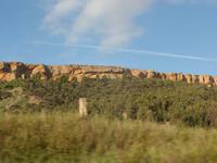 natürliche Stadtmauer von Agrigento
