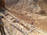 0232 Felsenfestung Massada - Römische Rampe