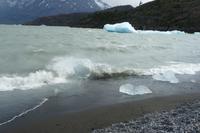 Lago Grey mit Gletschereis