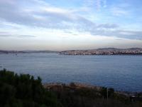 Blick auf den Bosporus vom Topkapi Palast