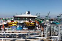 Einschiffung in L.A.