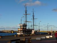Piratenschiff in Kolberg