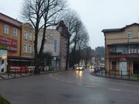 Hauptstrasse in Mielno