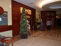 Weihnachtsstimmung vorm Restaurant