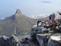 Kletterer am Tafelberg