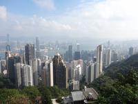 Blick auf Hongkong vom Victoria Peak
