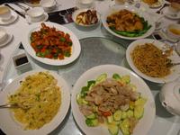 Typisches chinesisches Abendessen