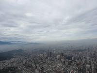 Blick von der Aussichtsplattform auf Taipeh
