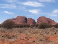 Blick auf die Kata Tjuta - Olgas