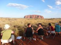Sonnenuntergang am Ayers Rock