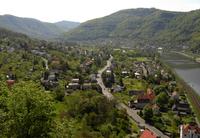 die Elbe unterhalb des Schreckensteins
