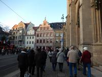 anschließend gehts zu Fuß zur Krämerbrücke